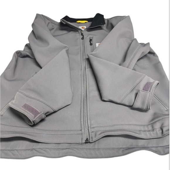 Carhartt Crowley Gray Softshell Jacket Size XL - Picture 6 of 9